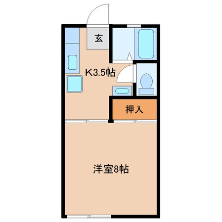 グリーンパークの物件間取画像